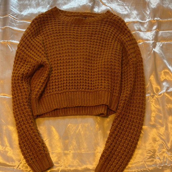 Knitted burnt orange sweater - Picture 1 of 1